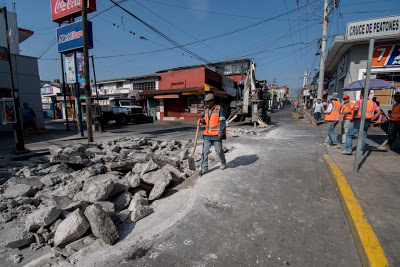 INICIAN TRABAJOS DE MANTENIMIENTO A LA AVENIDA 6 DE CÓRDOBA