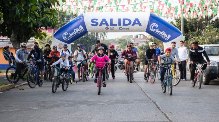 DISFRUTAN CORDOBESES DE 1RA. RODADA CICLISTA DEL 2020