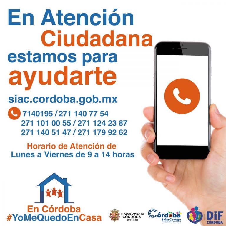 AYUNTAMIENTO DE CÓRDOBA HABILITA NUEVAS LINEAS TELEFÓNICAS PARA ATENCIÓN CIUDADANA