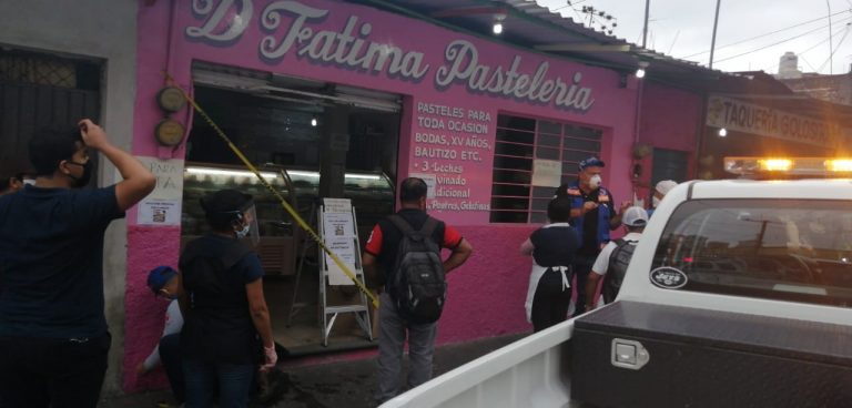 EN CÓRDOBA, PC CLAUSURA PASTELERÍA POR NO CUMPLIR MEDIDAS SANITARIAS ANTE EMERGENCIA SANITARIA