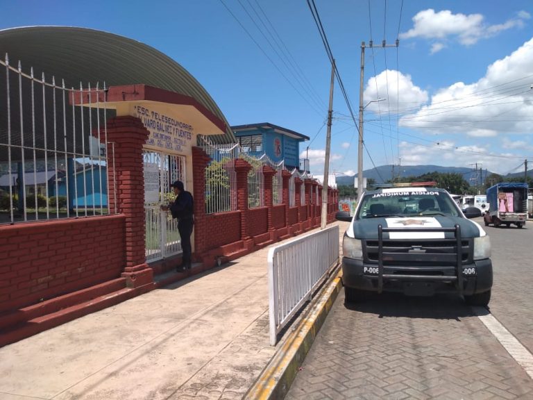 REFUERZAN VIGILANCIA EN ESCUELAS