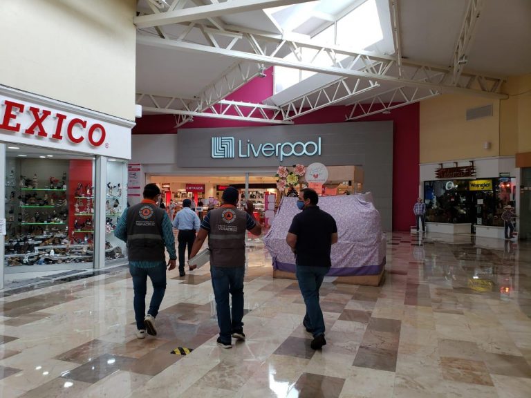 SPC VERACRUZ VERIFICA APLICACIÓN DE PROTOCOLOS SANITARIOS EN PLAZA COMERCIAL DE CÓRDOBA