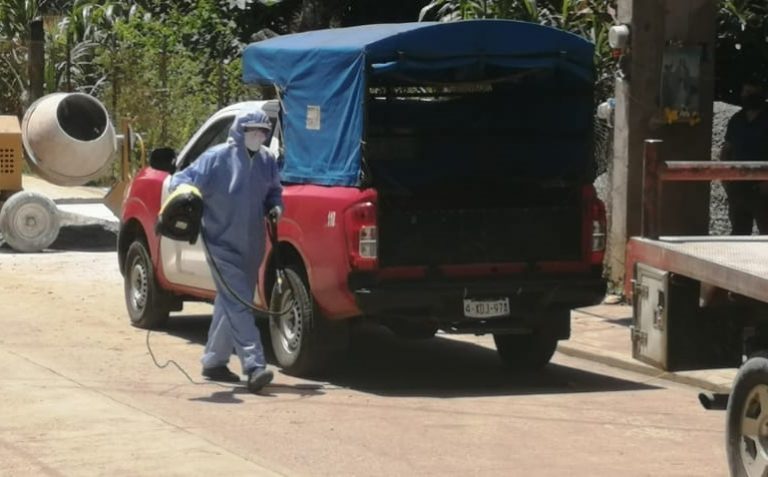 CONTINÚAN ACCIONES DE SANITIZACIÓN POR PANDEMIA