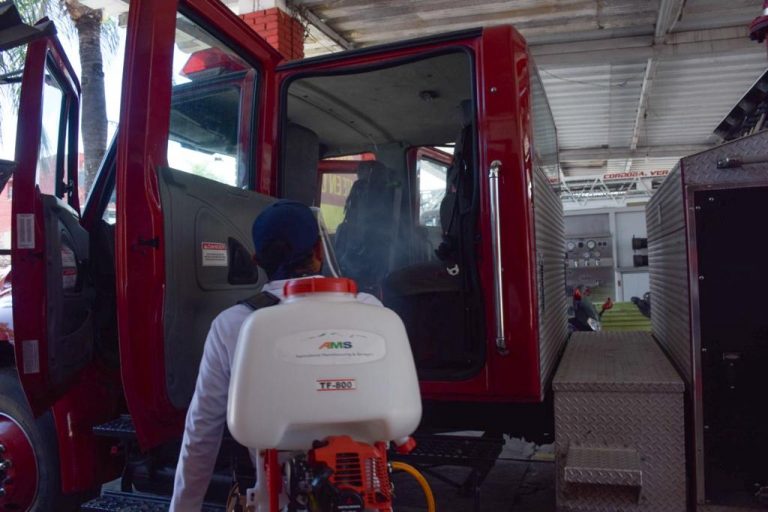 SANITIZA AUTORIDAD MUNICIPAL CUARTEL DEL HEROICO CUERPO DE BOMBEROS DE CÓRDOBA