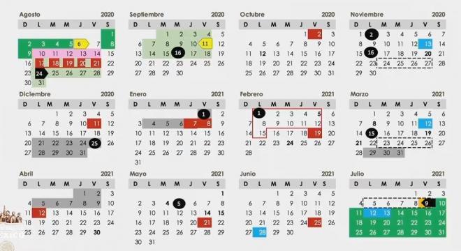 PRESENTA EL NUEVO CALENDARIO ESCOLAR 2020-2021