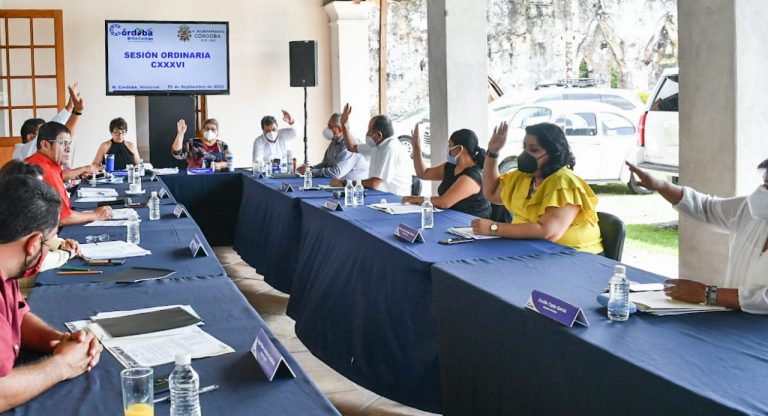 APRUEBA CABILDO CORDOBÉS ESTADOS FINANCIEROS Y AVANCE DE OBRA DE AGOSTO