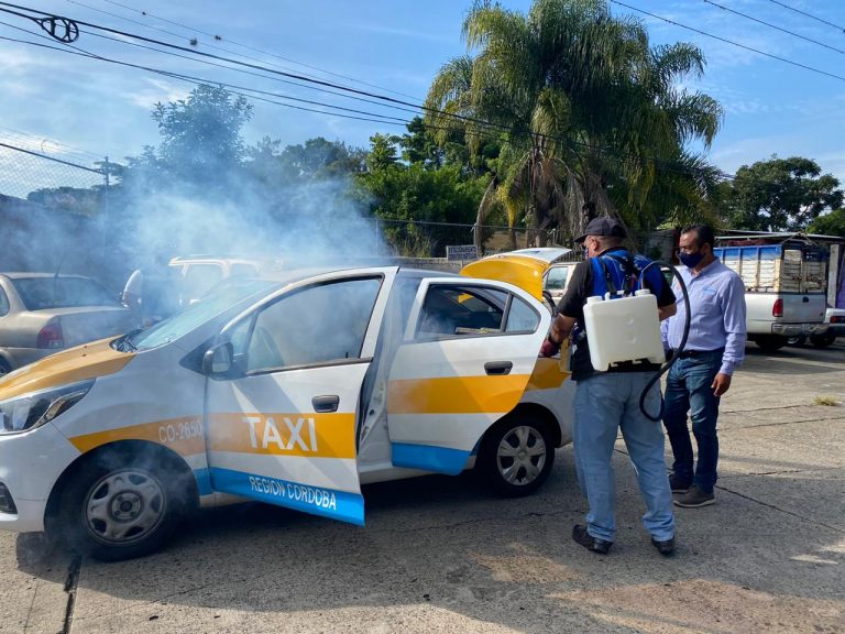 AYUNTAMIENTO DE CÓRDOBA SANITIZA MÁS DE 100 UNIDADES DE TAXI