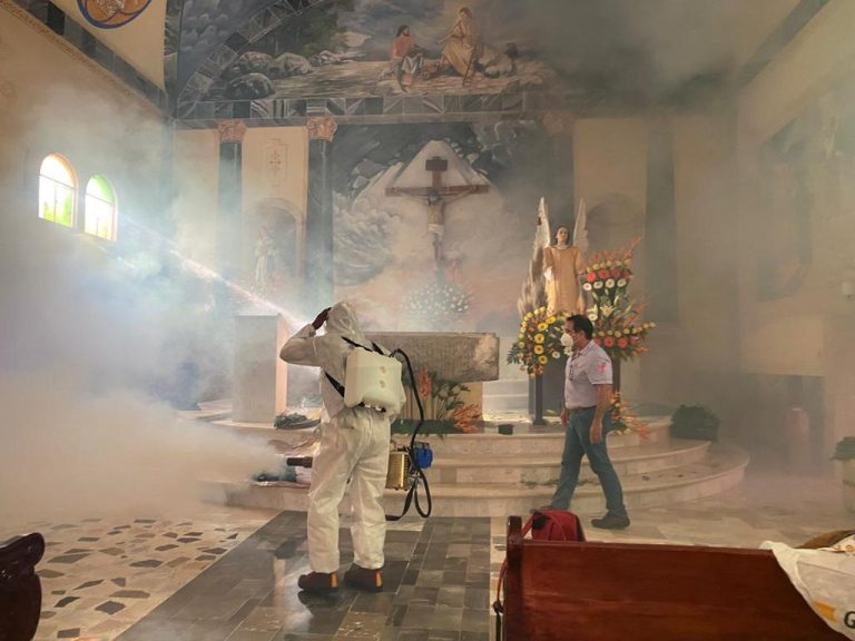 APOYAN A VECINOS DE SAN RAFAEL CALERÍA A IMPLEMENTAR PROTOCOLOS SANITARIOS