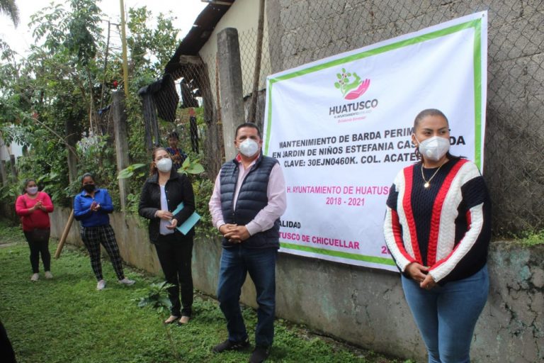MANTENIMIENTO DE BARDA PERIMETRAL PARA EL JARDÍN «ESTEFANÍA CASTAÑEDA» DE HUATUSCO