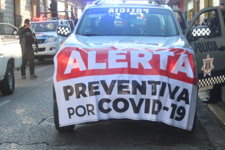 AYUNTAMIENTO DE HUATUSCO, APLICA LA ALERTA PREVENTIVA POR COVID-19