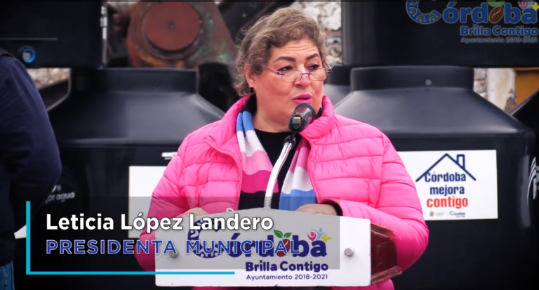 PRESIDENTA MUNICIPAL DE CÓRDOBA PONE EN MARCHA PROGRAMA CÓRDOBA MEJORA CONTIGO