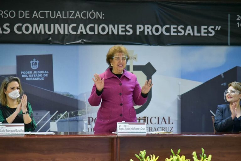 SERVIDORES PÚBLICOS DEL PODER JUDICIAL DEBEN ACTUAR CON TRANSPARENCIA Y HONRADEZ: MAGISTRADA PRESIDENTA