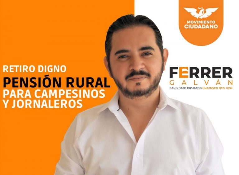 FERRER GALVÁN BUSCA PENSIÓN PARA CAMPESINOS Y JORNALEROS EN RETIRO