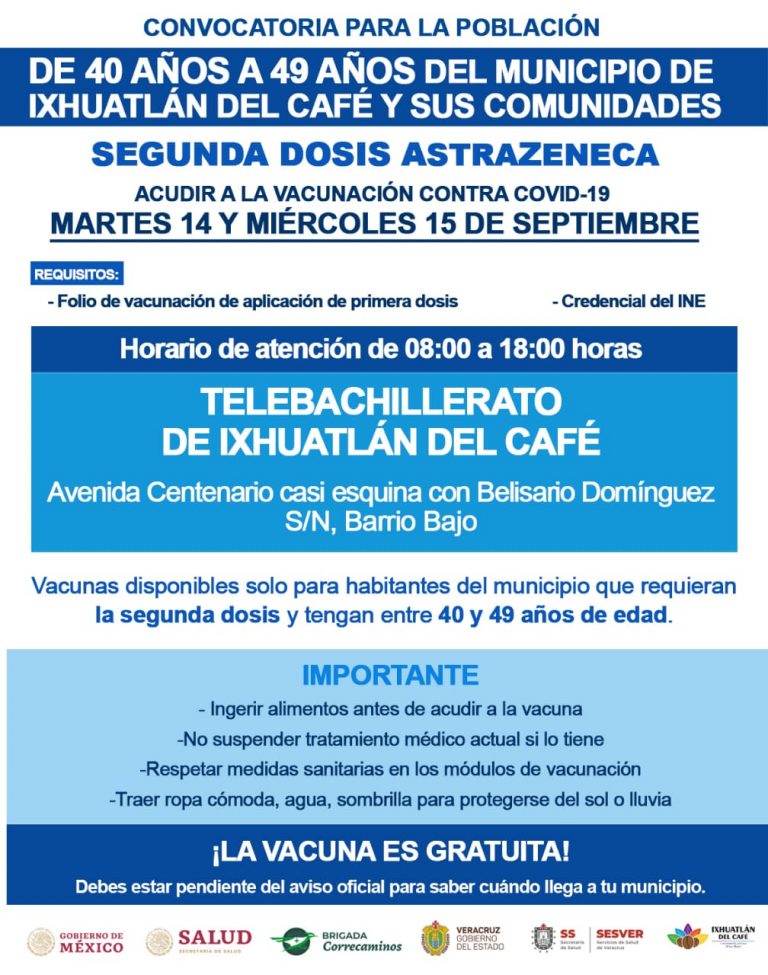 LLEGA SEGUNDA DOSIS DE VACUNA ASTRAZENECA