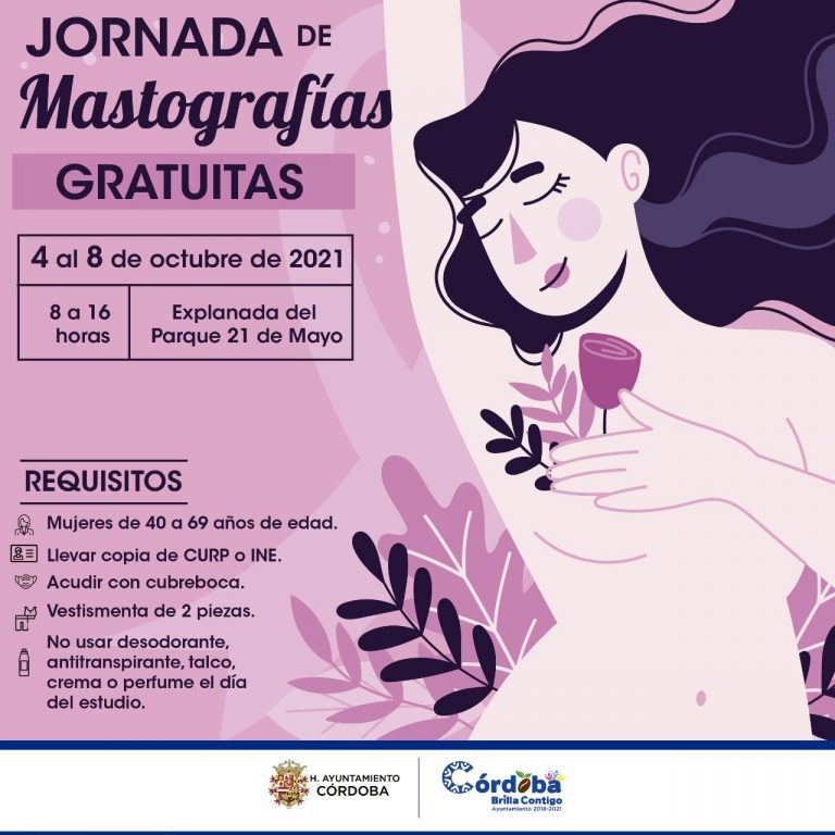 CONVOCA AYUNTAMIENTO DE CÓRDOBA A MUJERES A JORNADA DE MASTOGRAFIAS GRATUITAS