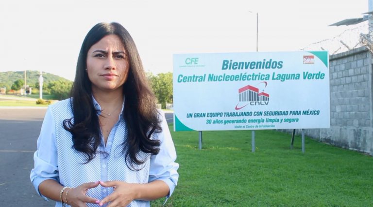 PIDE LA SENADORA INDIRA A CFE UN INFORME DETALLADO DE LAGUNA VERDE