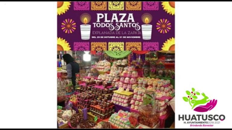 INSTALARÁN TIANGUIS DE TODOS SANTOS EN LA EXPLANADA DE LA ZAPATA