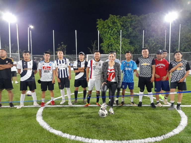 ENTREGAN CANCHAS DEPORTIVAS