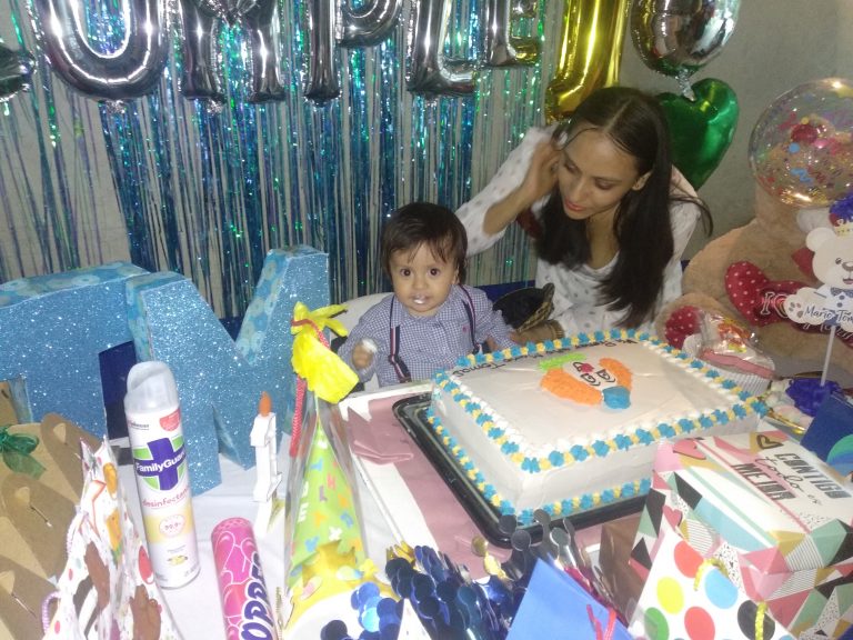 CELEBRA SU PRIMER AÑITO MARIO TOMÁS TZ. GARCÍA
