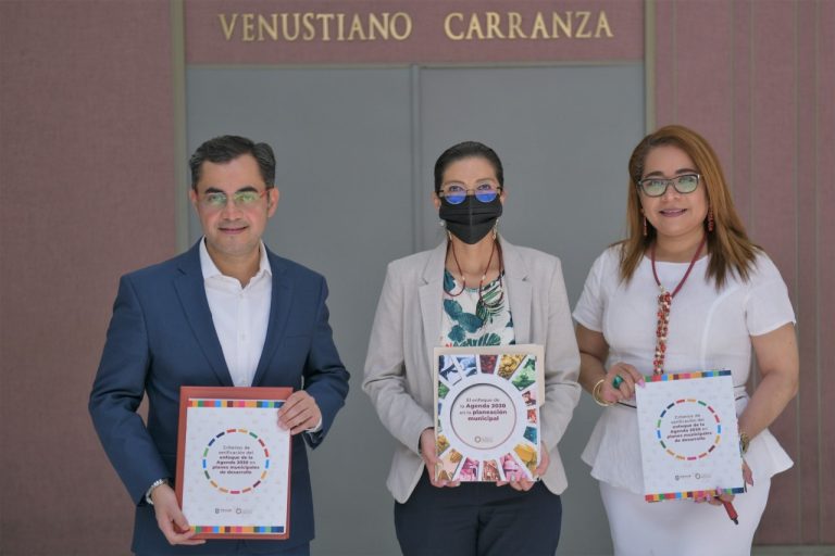 RECIBE CONGRESO GUÍA PARA CUMPLIMIENTO DE AGENDA 2030 EN PLANES DE DESARROLLO