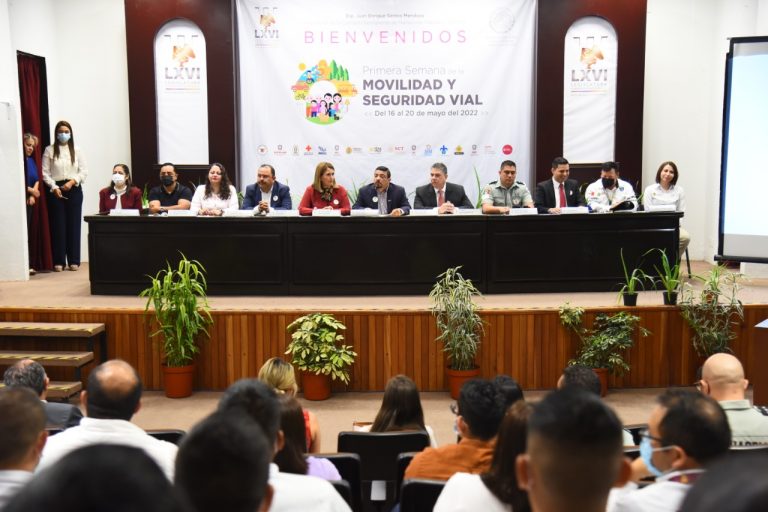 INICIA EN EL CONGRESO DEL ESTADO LA SEMANA DE LA MOVILIDAD Y SEGURIDAD VIAL