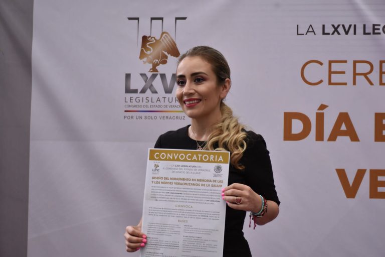 NORA LAGUNES INVITA A ESTUDIANTES PARA QUE PARTICIPEN EN EL DISEÑO DEL MONUMENTO A LAS Y LOS HÉROES DE LA SALUD