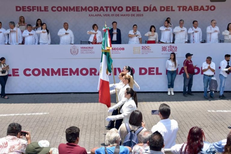 CONGRESO DEL ESTADO, PRESENTE EN EL DESFILE DEL 1 DE MAYO