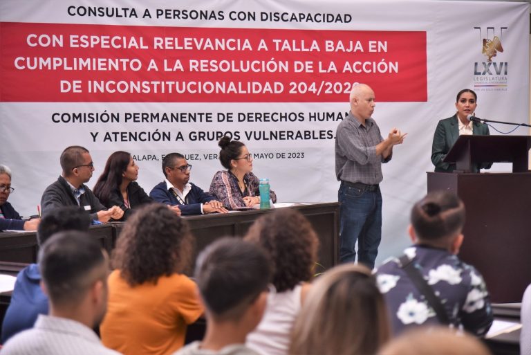 REALIZA CONGRESO CONSULTA A PERSONAS CON DISCAPACIDAD SOBRE DECRETO 557