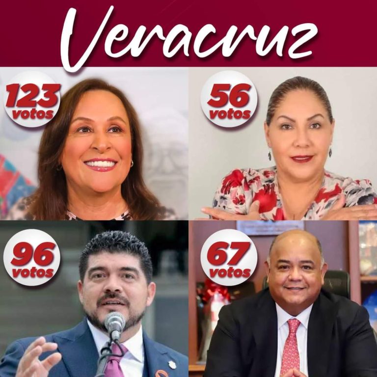 CONSEJO ESTATAL DESIGNA A LOS 4 ASPIRANTES DE MORENA POR LA GUBERNATURA DE VERACRUZ