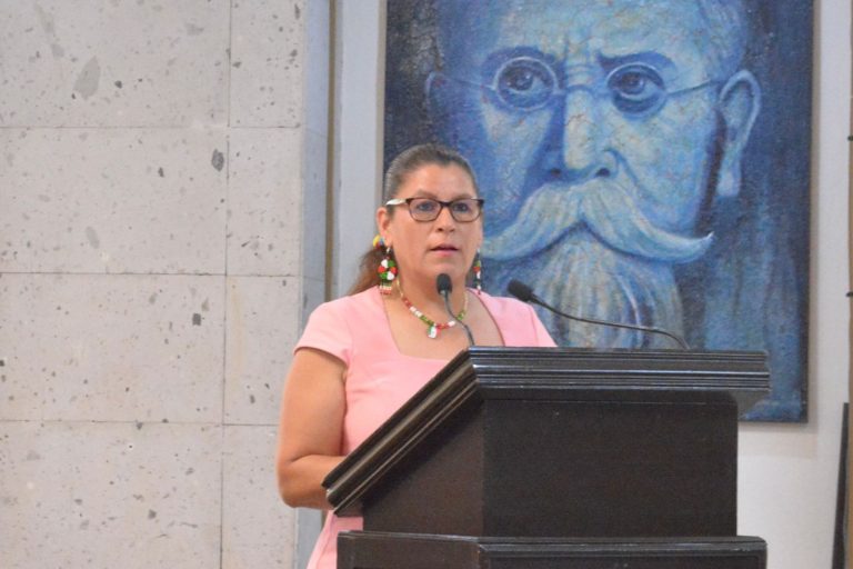 EXPONE DIPUTADA IMPORTANCIA DE LA BANDERA SIERA