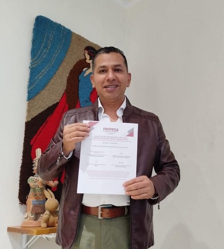 JORGE BERISTAIN PERALTA ANUNCIA SU REGISTRO COMO ASPIRANTE A CANDIDATO DE MORENA