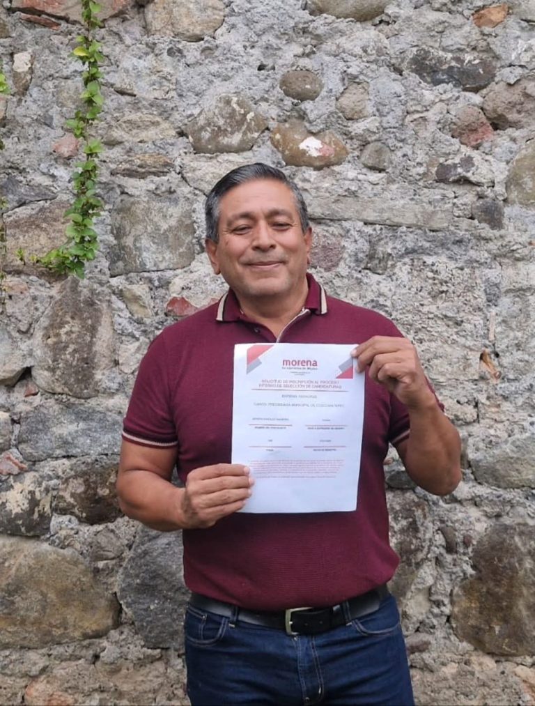 SERAFÍN GONZÁLEZ SAAVEDRA, SE REGISTRA COMO ASPIRANTE A CANDIDATO DE MORENA