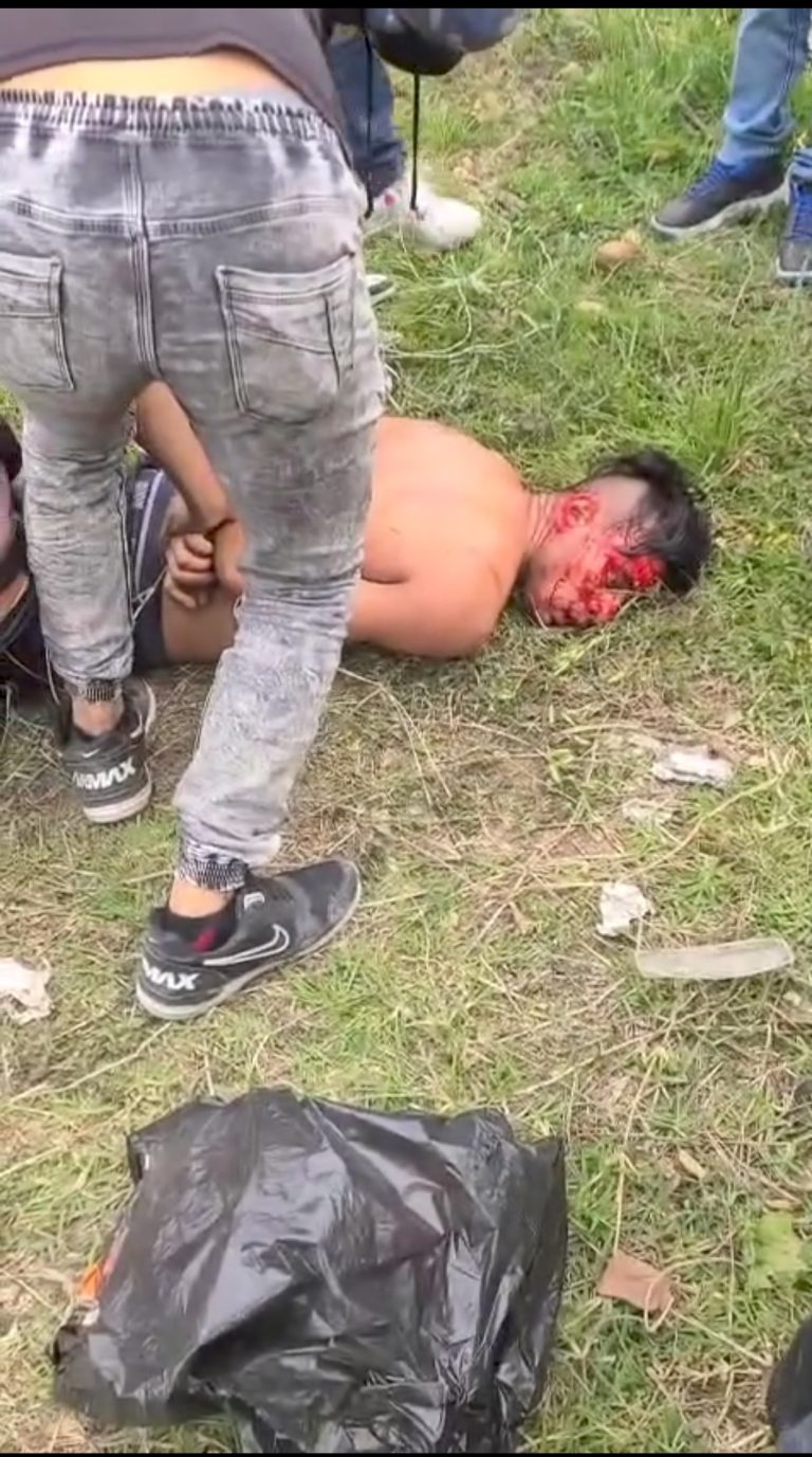 CAE «EL LOCO» EN COSCOMATEPEC; POBLADORES LO DETIENEN TRAS INTENTO DE ROBO