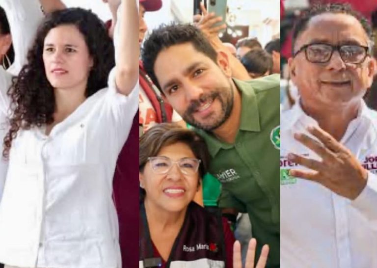 LUISA ALCALDE Y SU MORENA CON EL «TUFO» DE FIDEL HERRERA