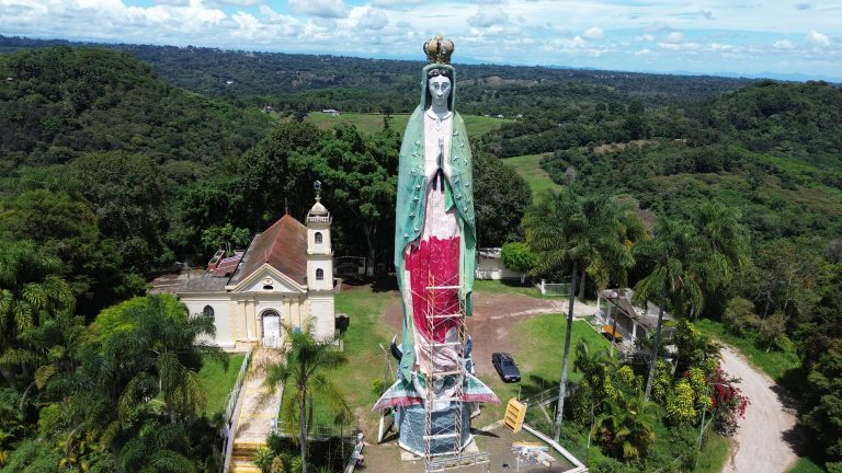 INICIAN TRABAJOS DE REHABILITACIÓN DE LA VIRGEN DE GUADALUPE EN HUATUSCO