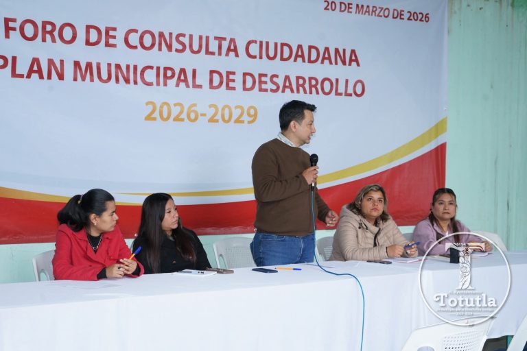 TOTUTLA FORTALECE LA PARTICIPACIÓN CIUDADANA CON FORO PARA LA ELABORACIÓN DEL PLAN DE DESARROLLO MUNICIPAL