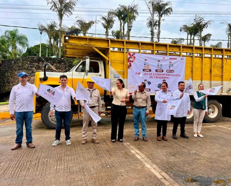 INICIAN CAMPAÑA DE DESCACHARRIZACIÓN 2026 EN ZENTLA PARA PREVENIR DENGUE, ZIKA Y CHIKUNGUNYA